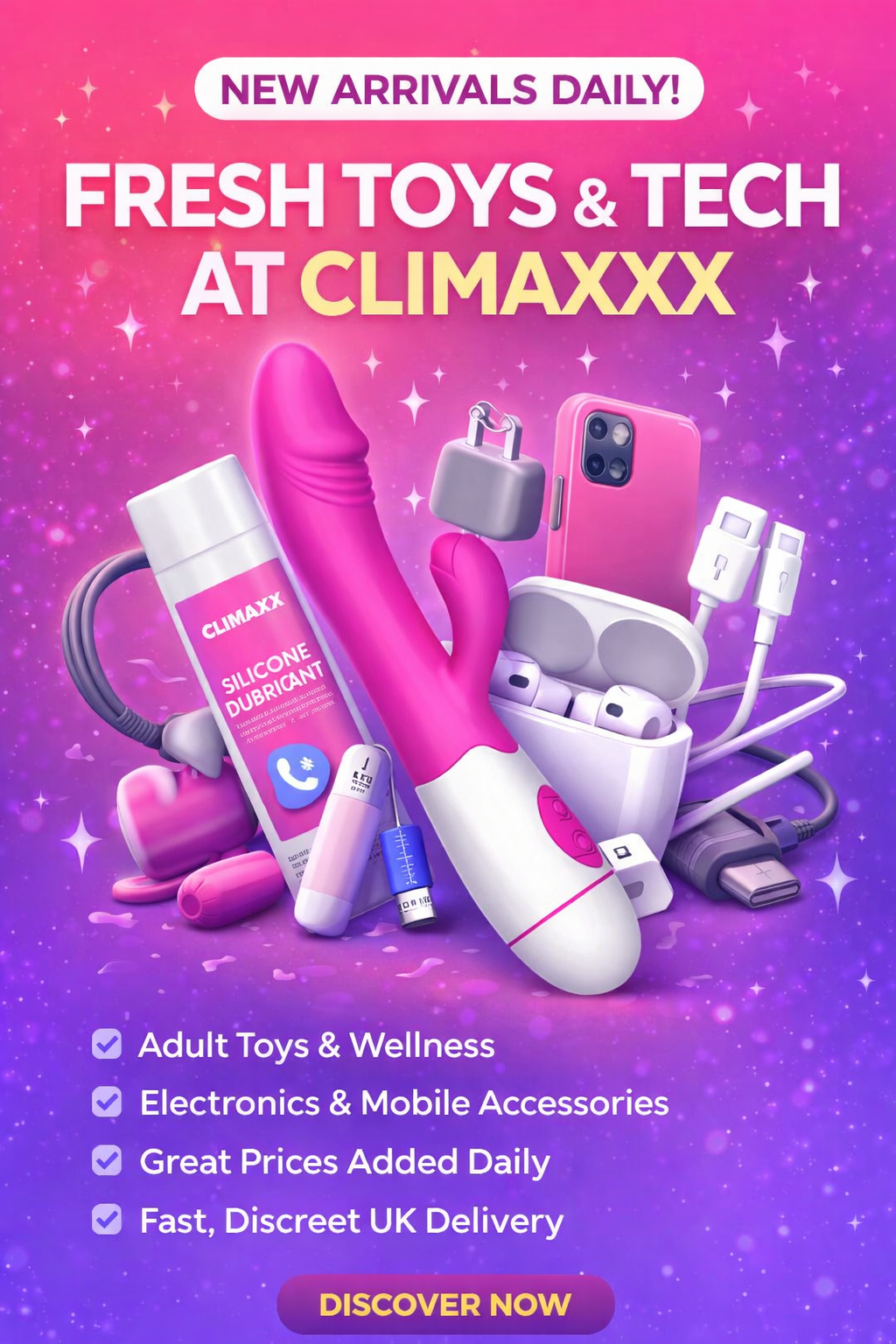 🚨 Big News at Climaxxx – New Product Lines Added Daily! 🚨
