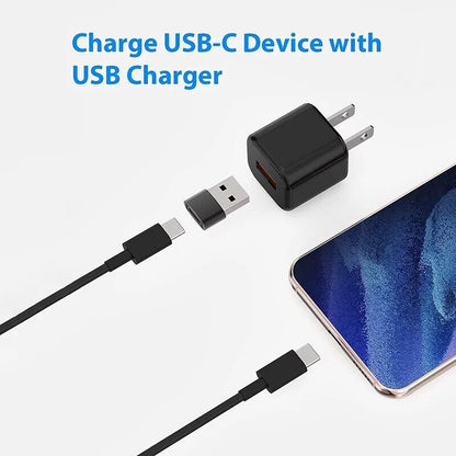USB C to USB A Converter Adapter Female To Male Charger For iPhone Android