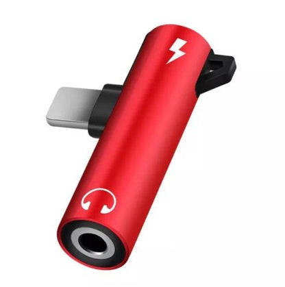 2in1 Earphone Adapter Audio Splitter Charger Aux 3.5mm iPhone 14 13 12 11 X Pro